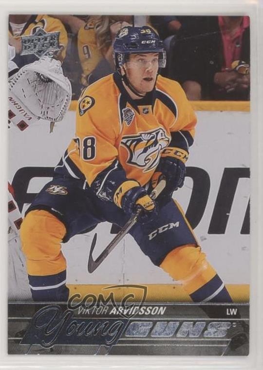 2015-16 Upper Deck Young Guns Viktor Arvidsson #222 1t0