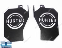 FußRaste FüR Royal Enfield Hunter 350 RH & LH Schwarz Stahl, 2-Teilig