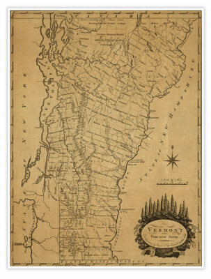 Color Route Chart of South America Cruise Ship SS Laconia circa 1927 18'' x 24''