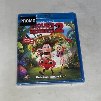 Cloudy with a Chance of Meatballs 2 (Blu-ray, 2013) Sealed