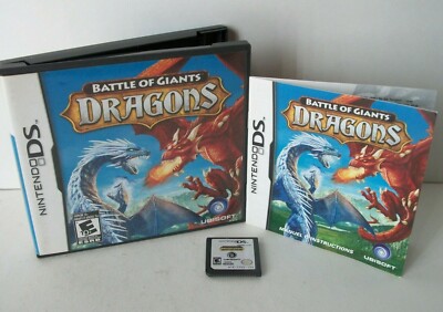 Battle of Giants Dragons Nintendo DS Complete Game Giant Dragon