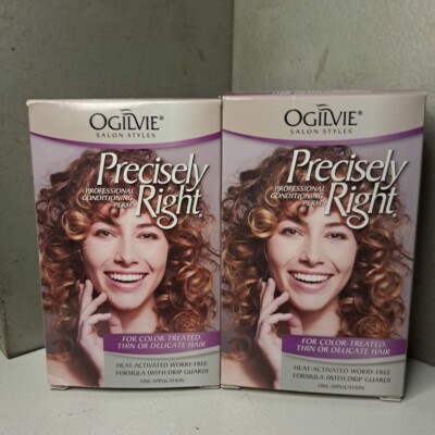 2 Ogilvie Precisely Right Permanent Perm For Color Treated Thin Delicate Hair 
