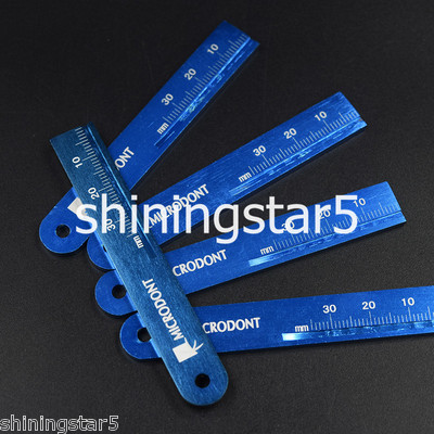 12 Pcs Dental Endodontic Endo Span Measure Scale Root Canal Point Ruler 