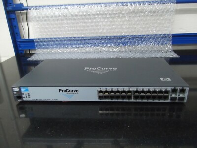 HP ProCurve Switch 2610-24 Port Switch + 2 Dual Personality Ports HP J9085A 
