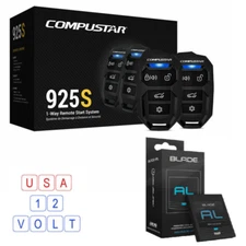 Compustar CS925-S 1-Way Remote Car Starter + BLADE-AL Bypass Module Package NEW