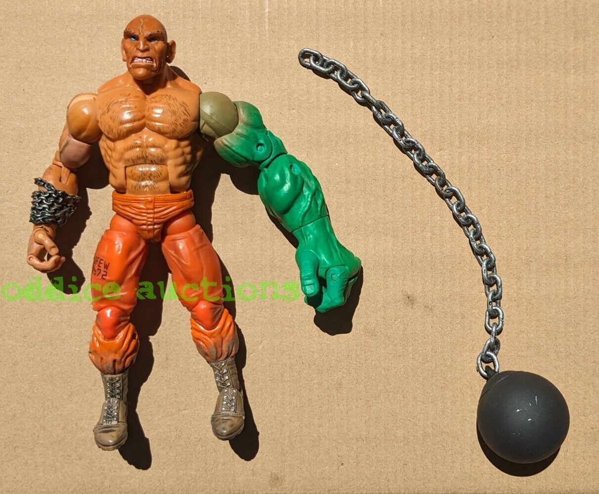 MARVEL LEGENDS TOY BIZ CLASSIC CLASHES ABSORBING MAN Big Hulk Arm Spider-Man