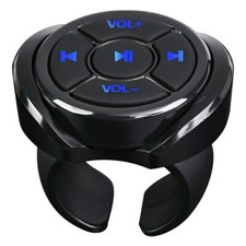 Wireless Media Button Remote Controller Car Motorcycle Steering Wheel MP3 Play