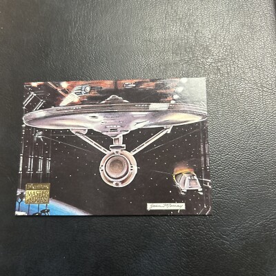 Jb10d Star Trek Master Series 1994 Skybox #62 Enterprise Refit Brian Murray
