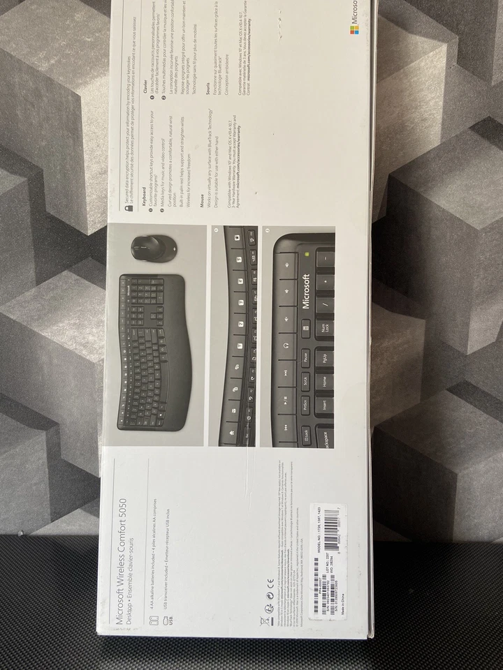 ensemble clavier souris sans fil Microsoft Wireless 2000 Desktop - Photo 2/4