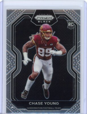 2020 Chronicles Chase Young Rookie RC Prizm Black Washington Commanders