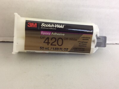 3M Scotch-Weld Epoxy Adhesive Dp420 Off-White 1.69 oz. - Exp 10/23 Free Shipping