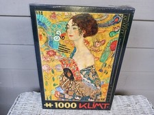 D Toys 70159 Lady With A Fan Gustav Klimt 1000 Piece Jigsaw Puzzle New Sealed
