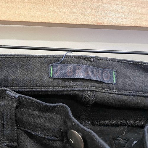 J Brand Women’s 26 Low Rise Hewson Skinny Jeans 29” Inseam Stretch Black - Picture 4 of 10