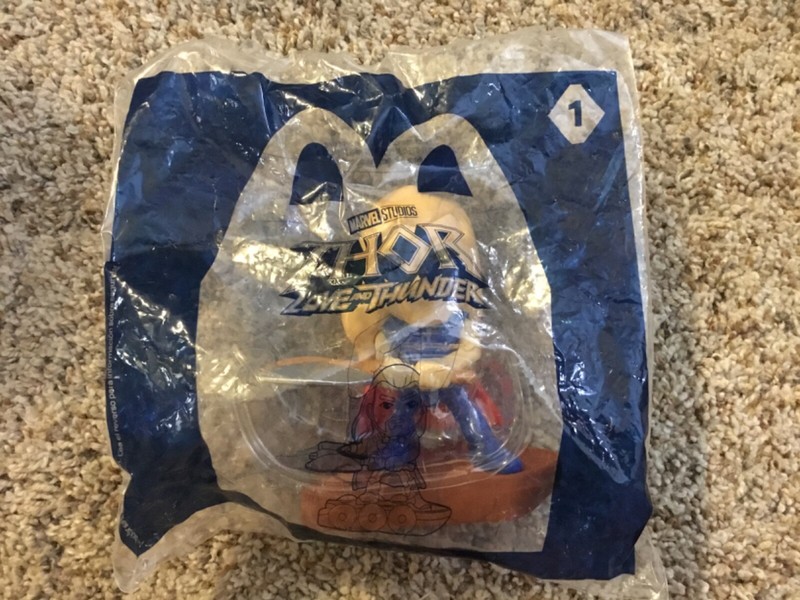 McDonald’s Disney Marvel Studios Thor Love & Thunder #1 Thor Happy Meal Toys New