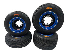 DWT G3 Beadlock Wheels Sunf A021 Street Tires Yamaha Raptor 700 660 Banshee 350