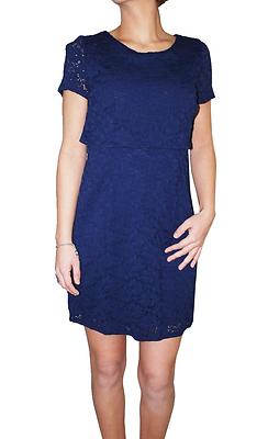 chinese dress ladies Mon Papillon Lace Mini Dress Blue