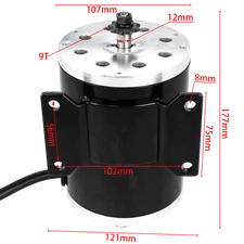 1800W 48V DC Electric Brushless Motor for Scooter E-bike ATV Quad Pit Bikes Cart