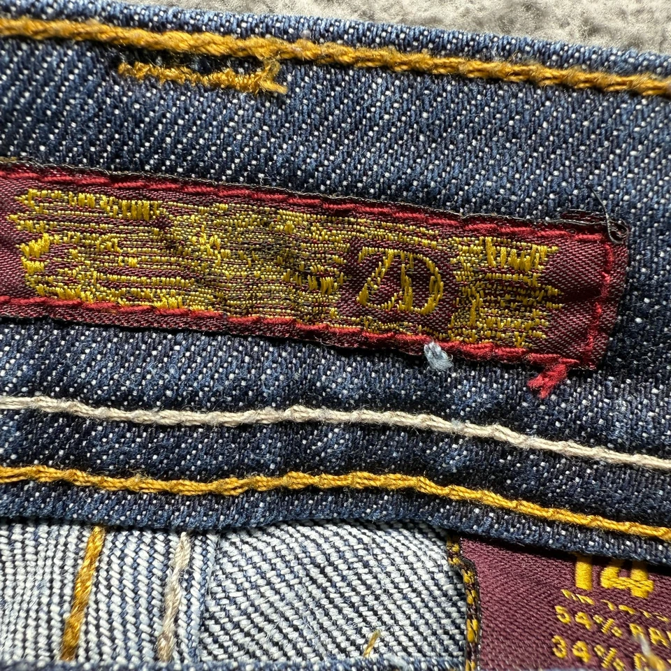 Pantalones de mezclilla elásticos Zana Di ZD Premium lavado medio azul para mujer talla 14 corte botín Foto 3 de 4