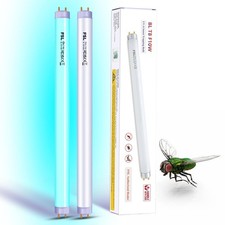 2 Pack T8F10W BL Replacement Bulbs T8 10 Watts Fluorescent Tube for 20W Devic...