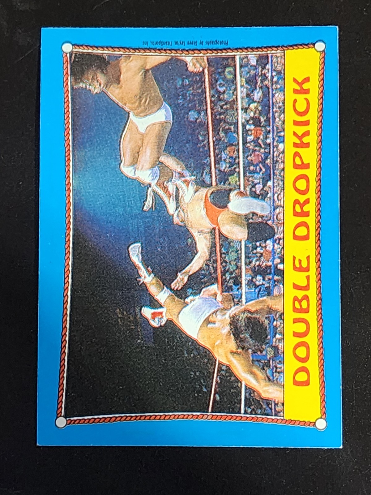 1987 Topps WWF  - Double Dropkick - Rick Martel Tom Zenk #33