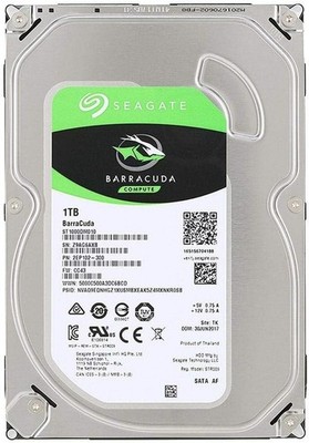 Seagate BarraCuda 1 TB SATA 3.5'' Internal Drive 7200 RPM ST1000DM010