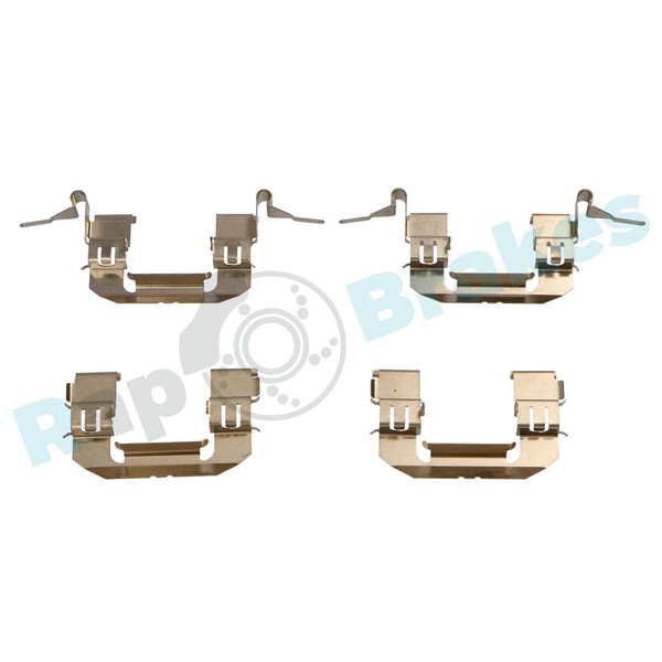 ZubehöRsatz Scheibenbremsbelag RAP Brakes R-U0089 FüR Renault Koleos 1 Dci HY0K-image