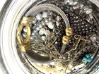 FABULOUS 13 Lb Vintage All SILVER TONE Costume Jewelry Lot WEARABLE Many Signed!