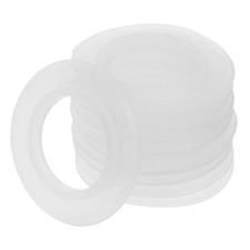 10Pcs Silicone Drain Seal Ring for Bathtub Sink Tub Spout Transparent Home Use