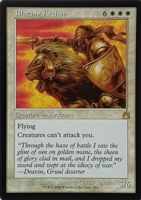 302 BLAZING ARCHON RARE RETRO FRAME RAVNICA REMASTERED MTG CARD
