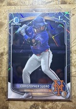 2025 Bowman Chrome - Prospects Christopher Suero #BCP-191 Laser Refractor (RC)