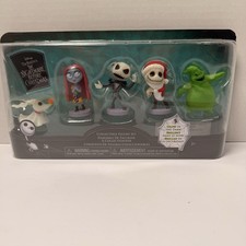 Disney Tim Burton Nightmare Before Christmas Glow in Dark Mini Figure Set