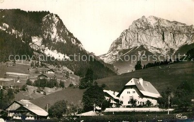 La Chapelle-d Abondance Le Chateau et Mont des Cornettes