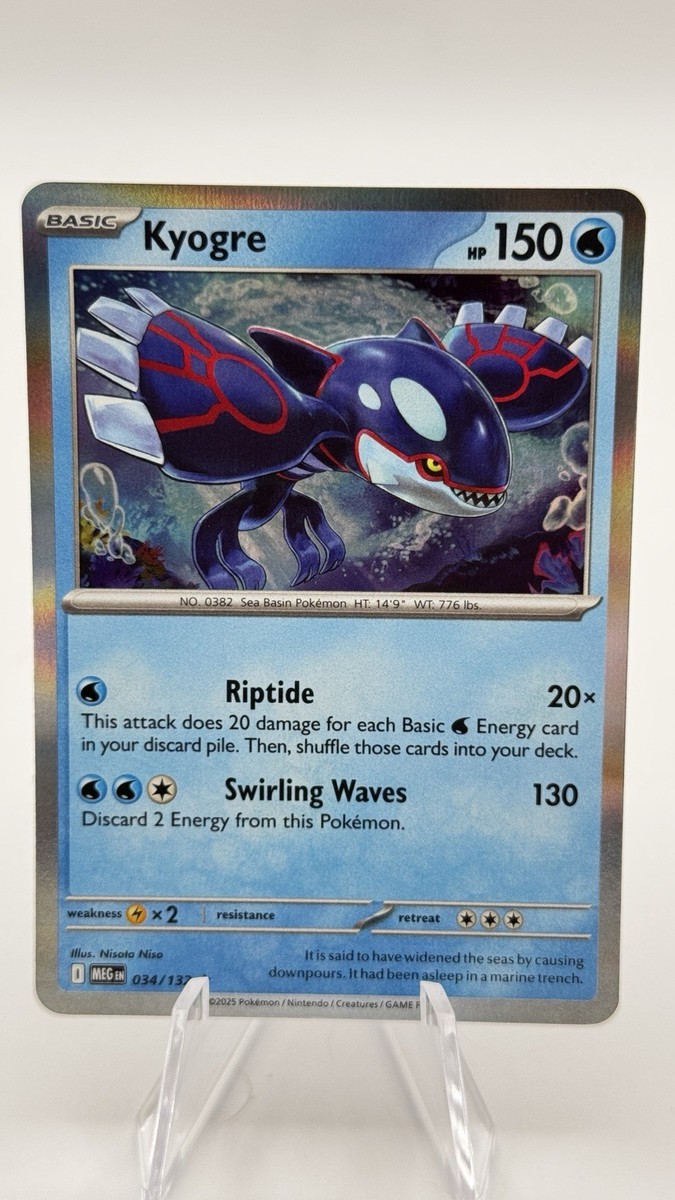 Kyogre 034/132 Me01: Mega Evolution Holo | eBay