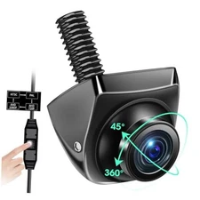 【4 Signal Modes】Backup Camera 360°+45°Rotatable Back up Camera Supports AHD 