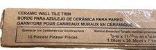 Daltile K175-S1/212J1P2  1/2"x12"  Jolly Ceramic Wall Tile Trim 13-pieces