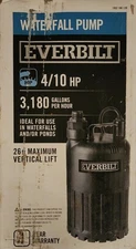 Everbilt 4/10 HP 3180 GPH Waterfall Pump 115V 60Hz