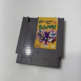 The Ren and Stimpy Show: Buckeroos! (Nintendo NES) Game Cart Tested - Authentic