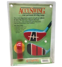 Vintage Accu Swing Personal Driving Range Home Teaching Aid Golf Training System