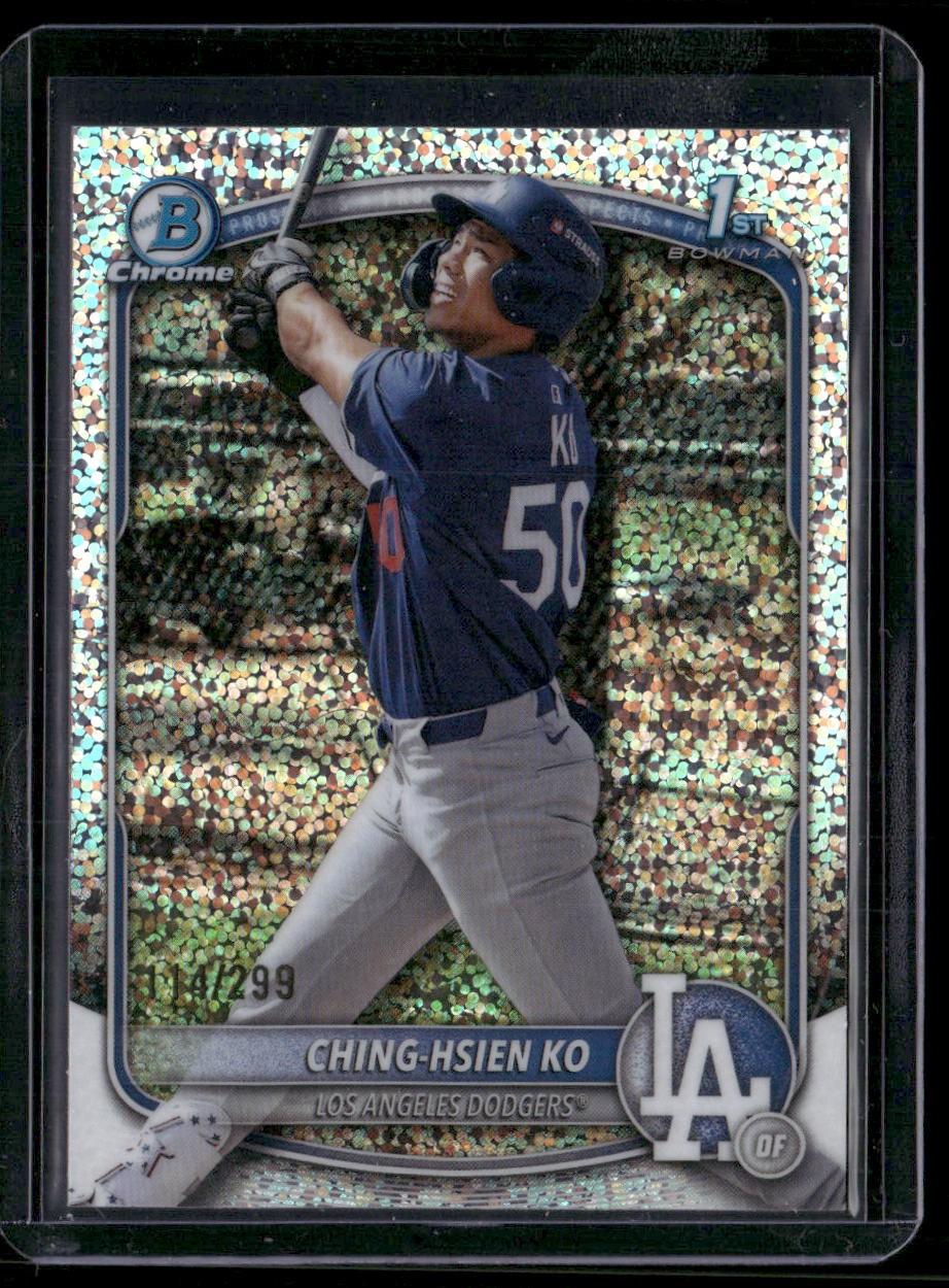 2025 Bowman Chrome #BCP-224 Ching-Hsien Ko Prospects Speckle #/299