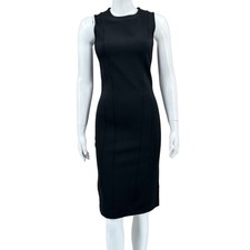 Rag & Bone Dress Womens 4 Black Tara Lace Up Sheath Slinky Sexy Party Cocktail