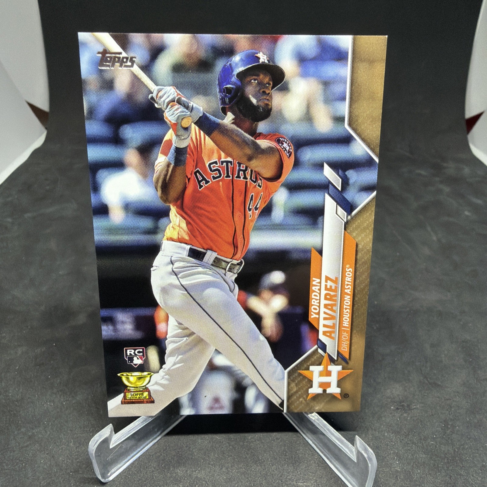 YORDAN ALVAREZ 2020 Topps Series 1 #276 True Gold Parallel Rookie RC /2020