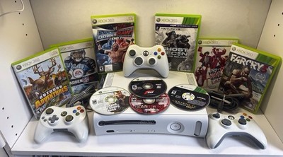 Xbox 360 Jasper HDMI Console Bundle 20GB, Wireless Controller, Cords, Working