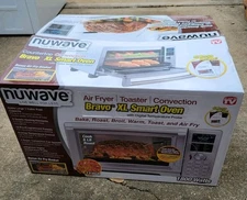 NuWave 20801 Bravo XL Toaster Oven and Air Fryer Stainless Steel ~ NEW SEALED