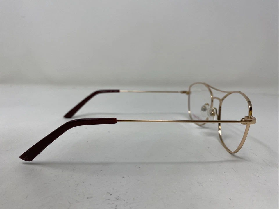 Оправа для очков Jill Stuart JS 395-2 53-17-140 бордовая/золотистая с полным ободком V205 - Изображение 4 из 4