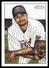 Johan Santana 2007 Bowman Heritage #80 Twins MLB READ FREE SHIPPING AutographDen