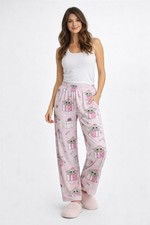 Star Wars Grogu Baby Yoda Pink Christmas Pajama Pants Size S Lounge Munki