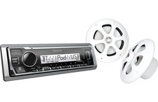 Kenwood PKG-MR3321BT Marine Digital Media Receiver  Marine 2-Way Speakers
