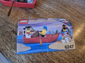 LEGO 6247 PIRATES BOUNTY BOAT 100% COMPLETE W/INSTRUCTIONS 1992