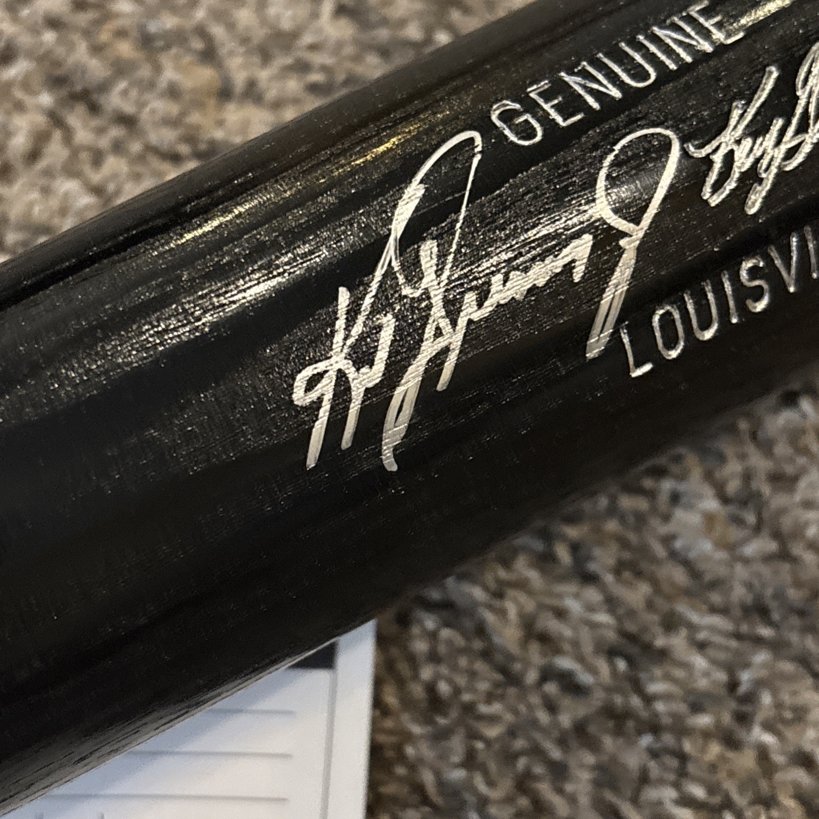 Upper Deck Ken Griffey Jr Signed Auto C271 Game Model Bat Autograph UDA COA
