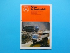 Prospekt / Katalog / Broschüre - LKW - Merce...